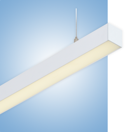 Светильник профильный L30 серия vs-ds-L30 в белом корпусе