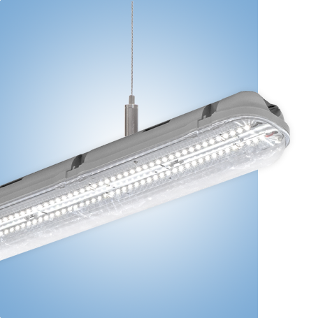 Светильник Айсберг серия vs104-20 с протоколом управления Dali с тросовым креплением