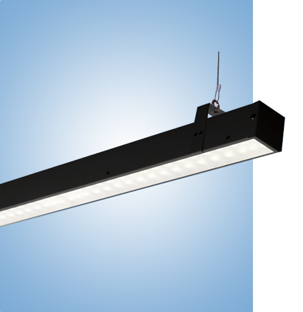Светильник Слимлайт серия vs311-30 с протоколом управления Dali в черном корпусе